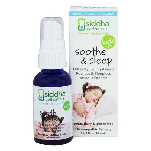 Siddha Cell Salts Plus Flower Essences Kids 2 Plus Soothe And Sleep,Homeopathic, 1 oz